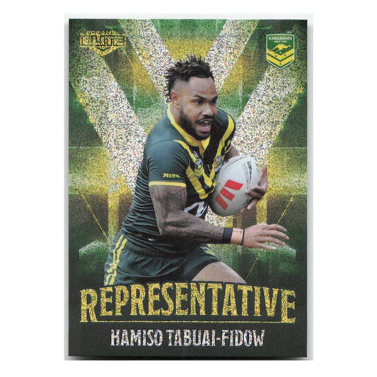 Hamiso Tabuai-Fidow Representative Kangaroos REP14/48 2025 NRL Elite Trading Card