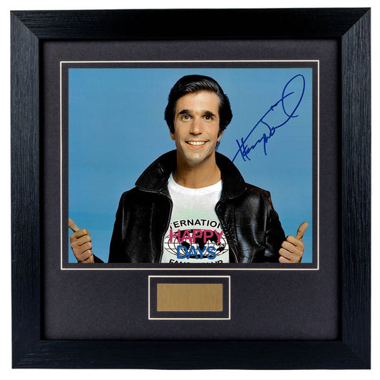 Henry Winkler Happy Days Signed Framed Photo 18