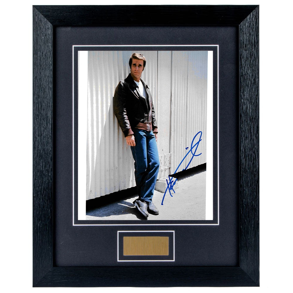 Henry Winkler Happy Days Signed Framed Photo 19