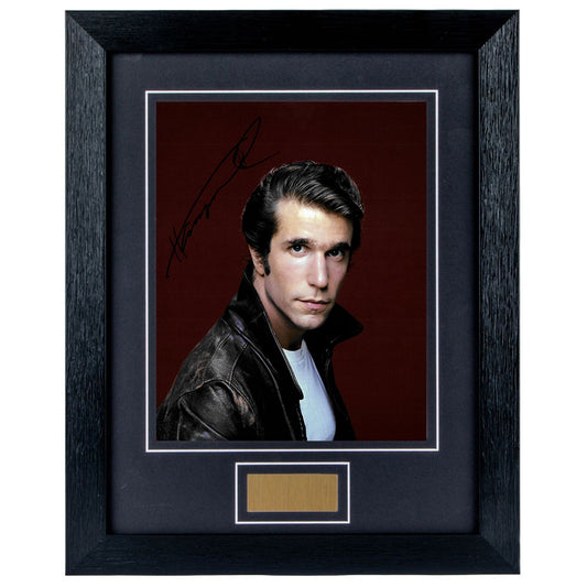 Henry Winkler Happy Days Signed Framed Photo 24