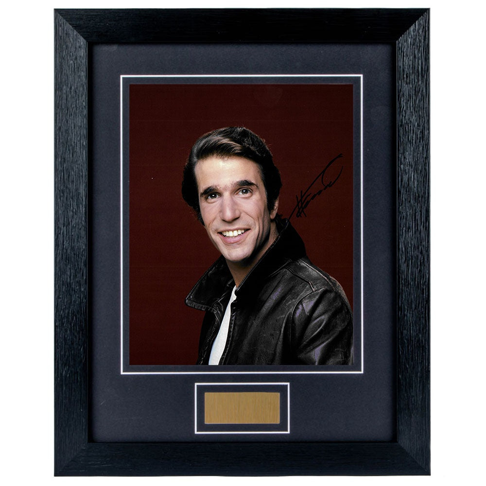 Henry Winkler Happy Days Signed Framed Photo 25