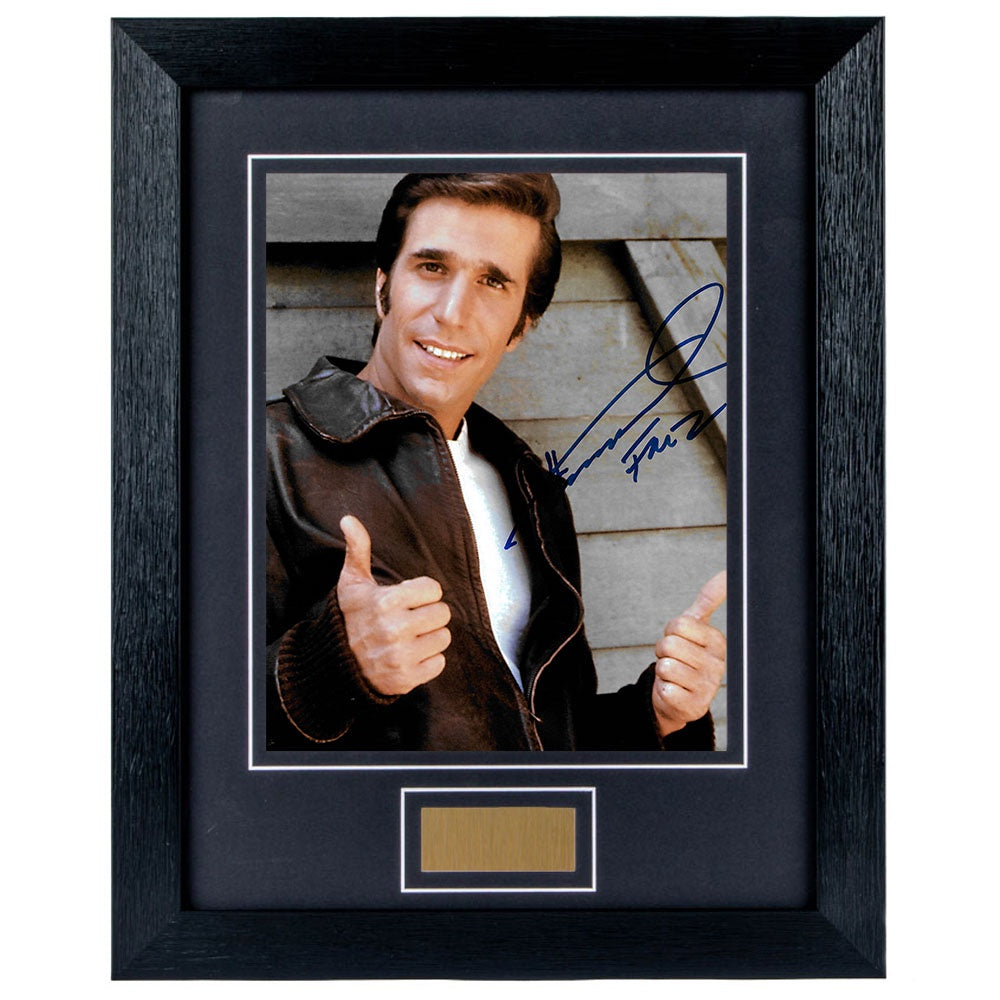 Henry Winkler Happy Days Signed Framed Photo 31