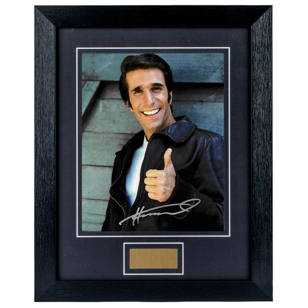 Henry Winkler Happy Days Signed Framed Photo 34