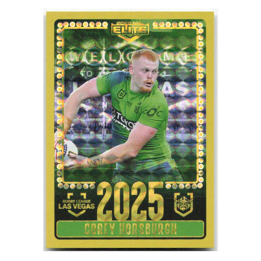 Corey Horsburgh 2025 Las Vegas Raiders V02/30 2025 NRL Elite Trading Card