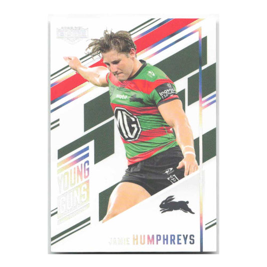 Jamie Humphreys Young Guns Rabbitohs YG26/34 #197/221 2025 NRL Elite Trading Card