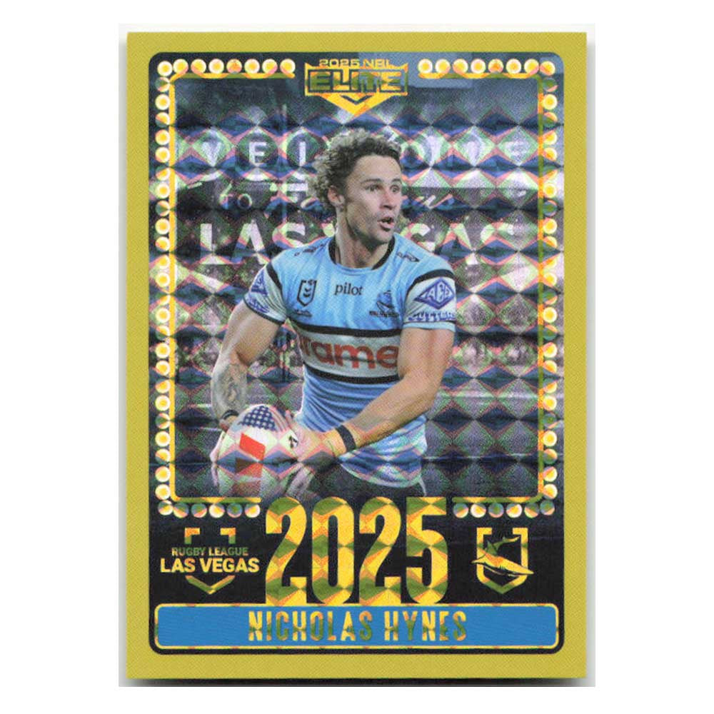 Nicholas Hynes 2025 Las Vegas Sharks V21/30 2025 NRL Elite Trading Card