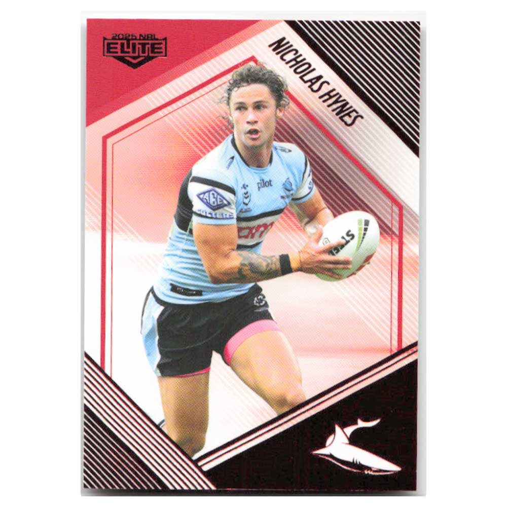 Nicholas Hynes Mojo Ruby Sharks MR 031 #10/53 2025 NRL Elite Trading Card