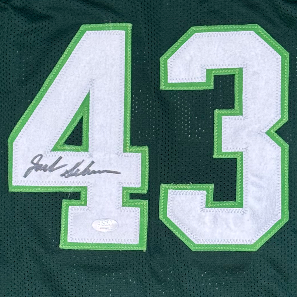 Basketball Jack Sikma Signed Milwaukee Bucks Jersey Framed