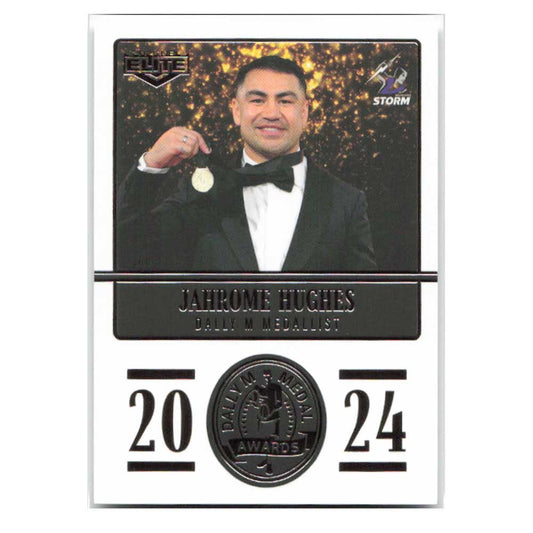 Jahrome Hughes 2024 Daly M Medal Storm DM01/36 2025 NRL Elite Trading Card