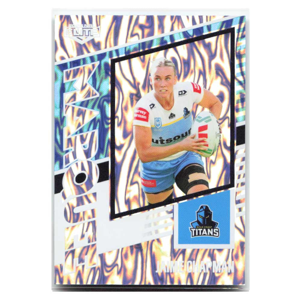 Jaime Chapman Marquee Titans M16/44 2025 NRL Elite Trading Card