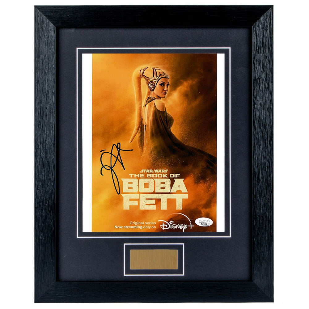 Jennifer Beales Personally Signed The Book Of Boba Fett 8 x 10 Photograph Framed (JSA)