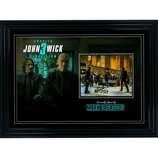 Mark Dacascos Signed John Wick 3 8x10 photo 1 Framed