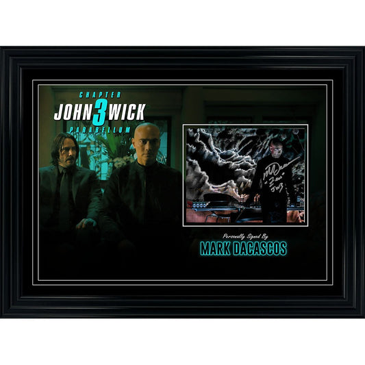 Mark Dacascos Signed John Wick 3 8x10 photo 2 Framed