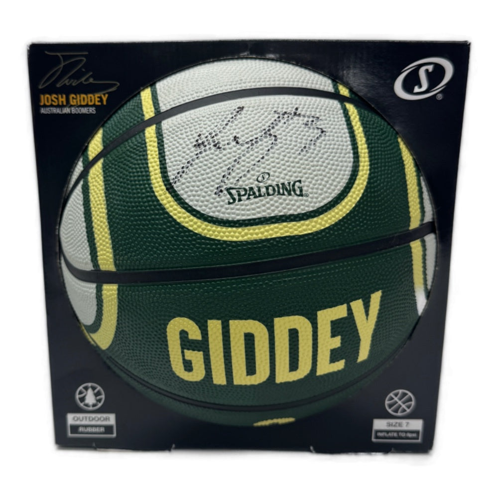 Josh Giddey Signed Spalding Boomers Basketball (Size 7) – Exclusive In-Store Signing 2025