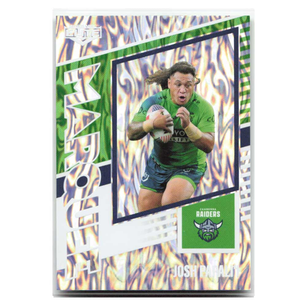 Josh Papali'i Marquee Raiders M04/44 2025 NRL Elite Trading Card