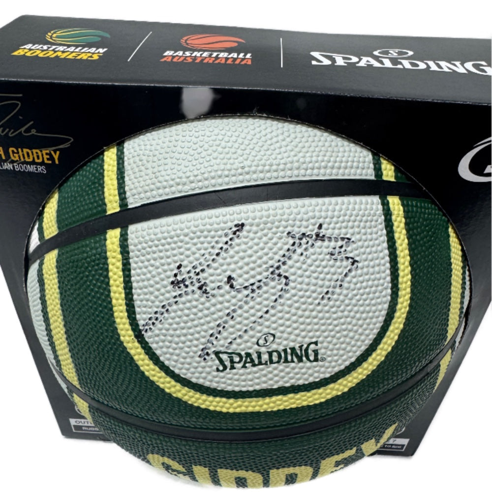 Josh Giddey Signed Spalding Boomers Basketball (Size 7) – Exclusive In-Store Signing 2025
