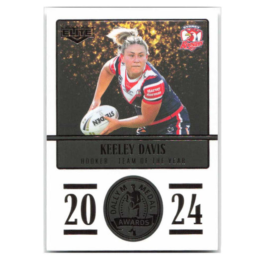 Keeley Davis 2024 Daly M Medal Roosters DM27/36 2025 NRL Elite Trading Card