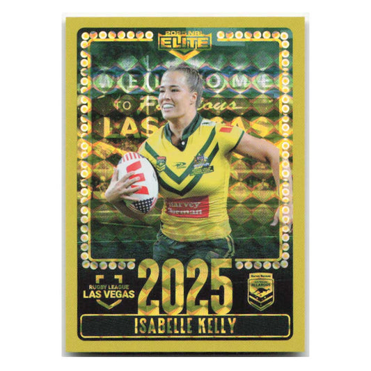 Isabelle Kelly 2025 Las Vegas Jillaroos V26/30 2025 NRL Elite Trading Card