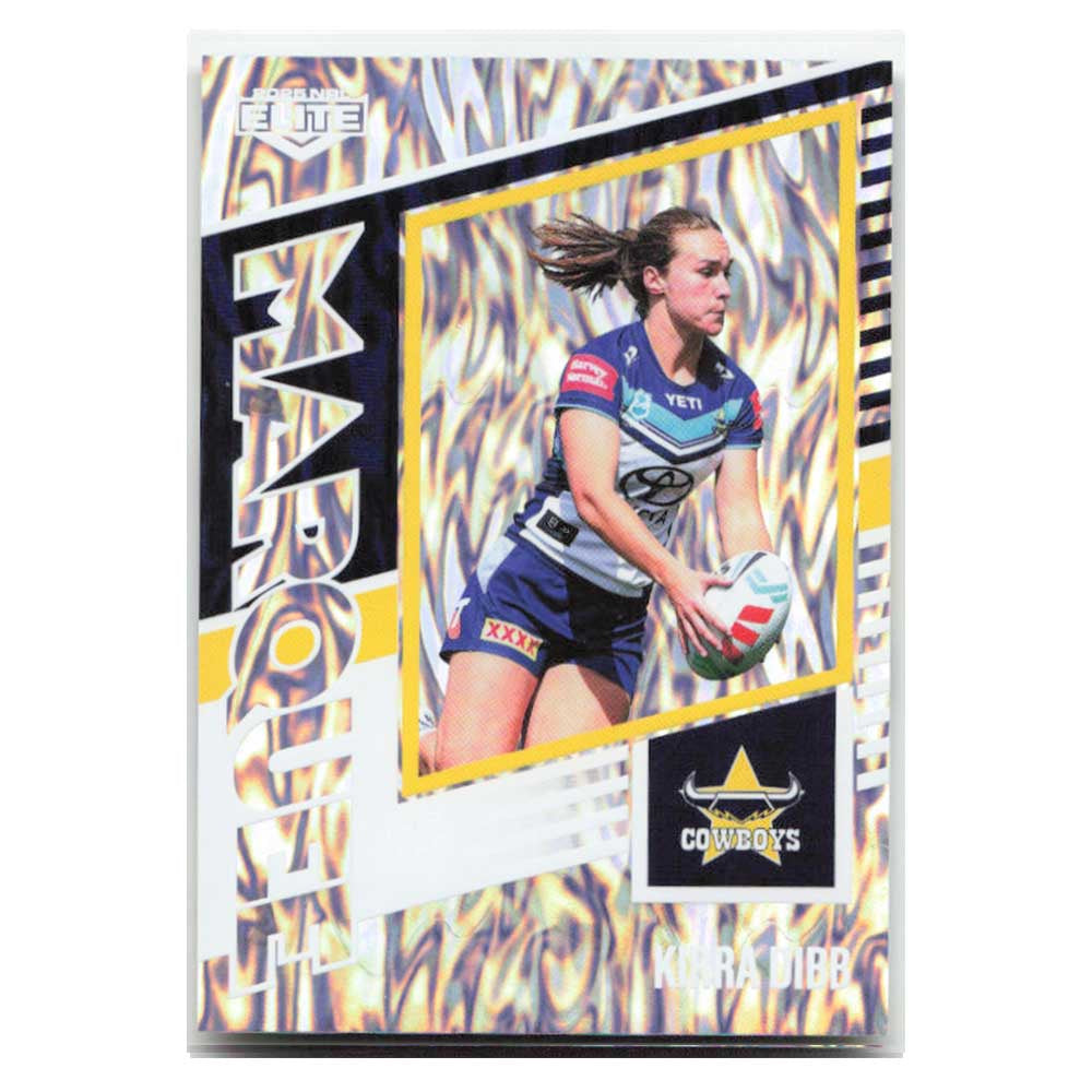 Kirra Dibb Marquee Cowboys M26/44 2025 NRL Elite Trading Card