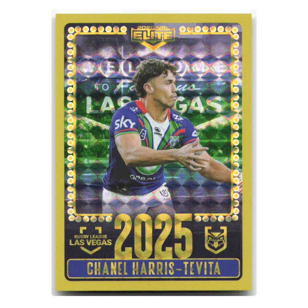 Chanel Harris-Tevita 2025 Las Vegas Warriors V10/30 2025 NRL Elite Trading Card