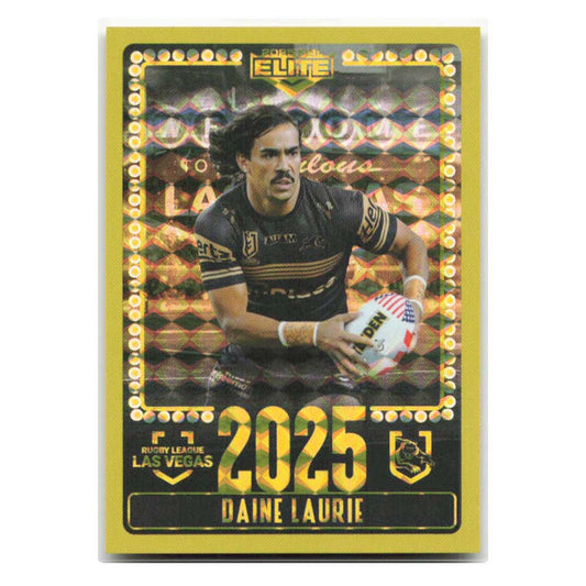 Daine Laurie 2025 Las Vegas Panthers V16/30 2025 NRL Elite Trading Card