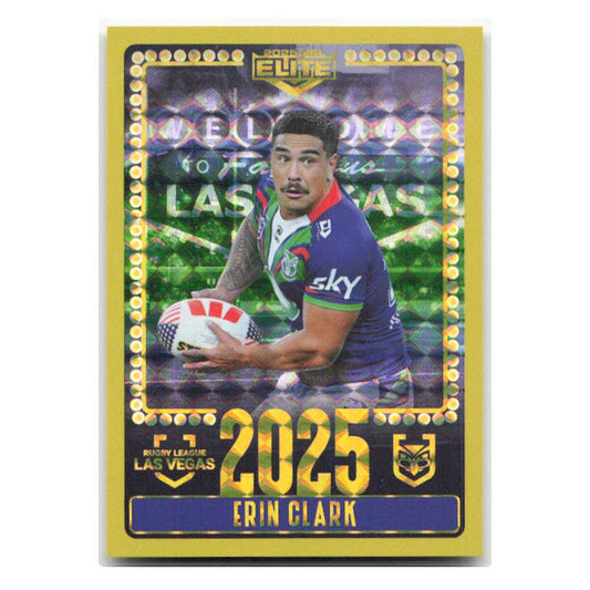 Erin Clark 2025 Las Vegas Warriors V07/30 2025 NRL Elite Trading Card