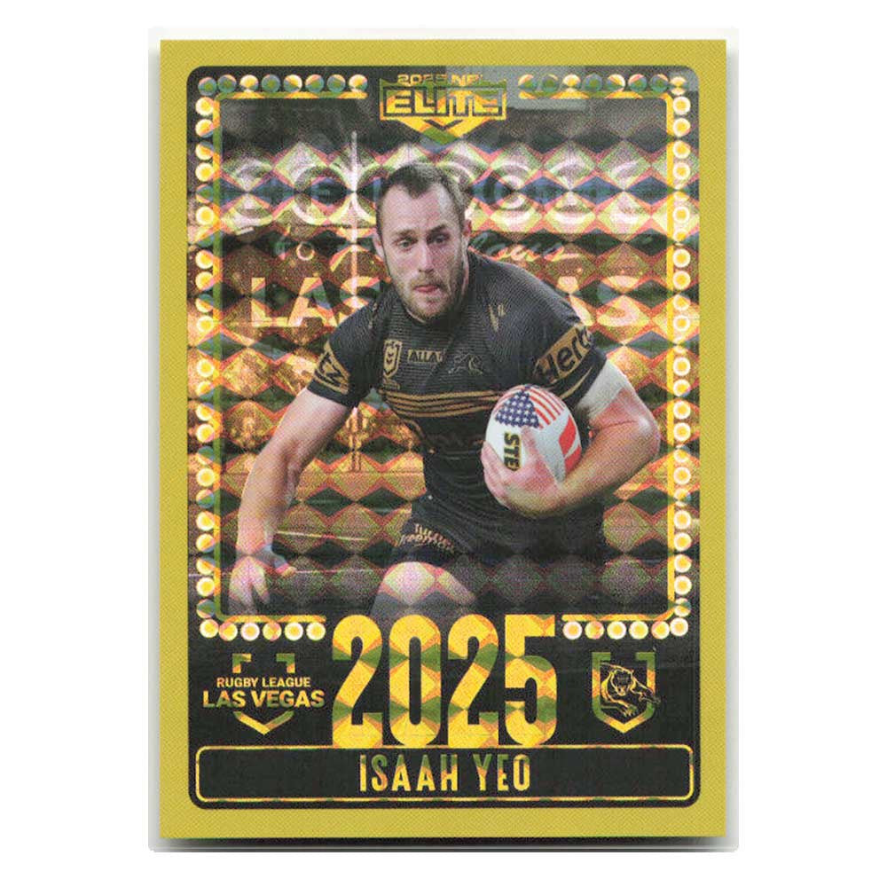 Isaah Yeo 2025 Las Vegas Panthers V18/30 2025 NRL Elite Trading Card