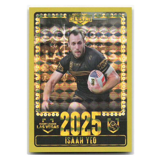 Isaah Yeo 2025 Las Vegas Panthers V18/30 2025 NRL Elite Trading Card