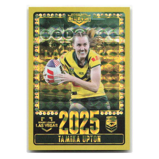 Tamika Upton 2025 Las Vegas Jillaroos V30/30 2025 NRL Elite Trading Card