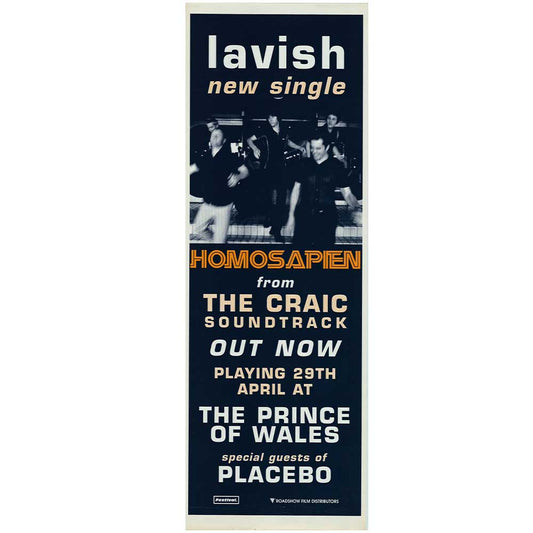 Lavish - Homosapien Vintage Daybill Poster Unframed