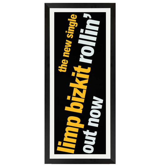 Limp Bizkit - Rollin' Vintage Daybill Poster Framed