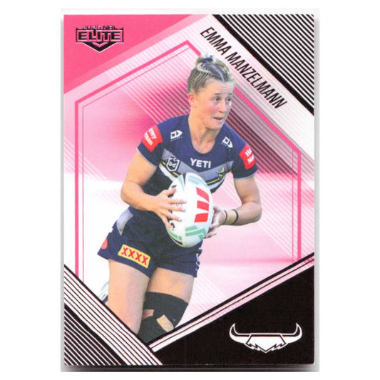 Emma Manzelmann Pink Diamond Cowboys PD34/60 #68/68 2025 NRL Elite Trading Card