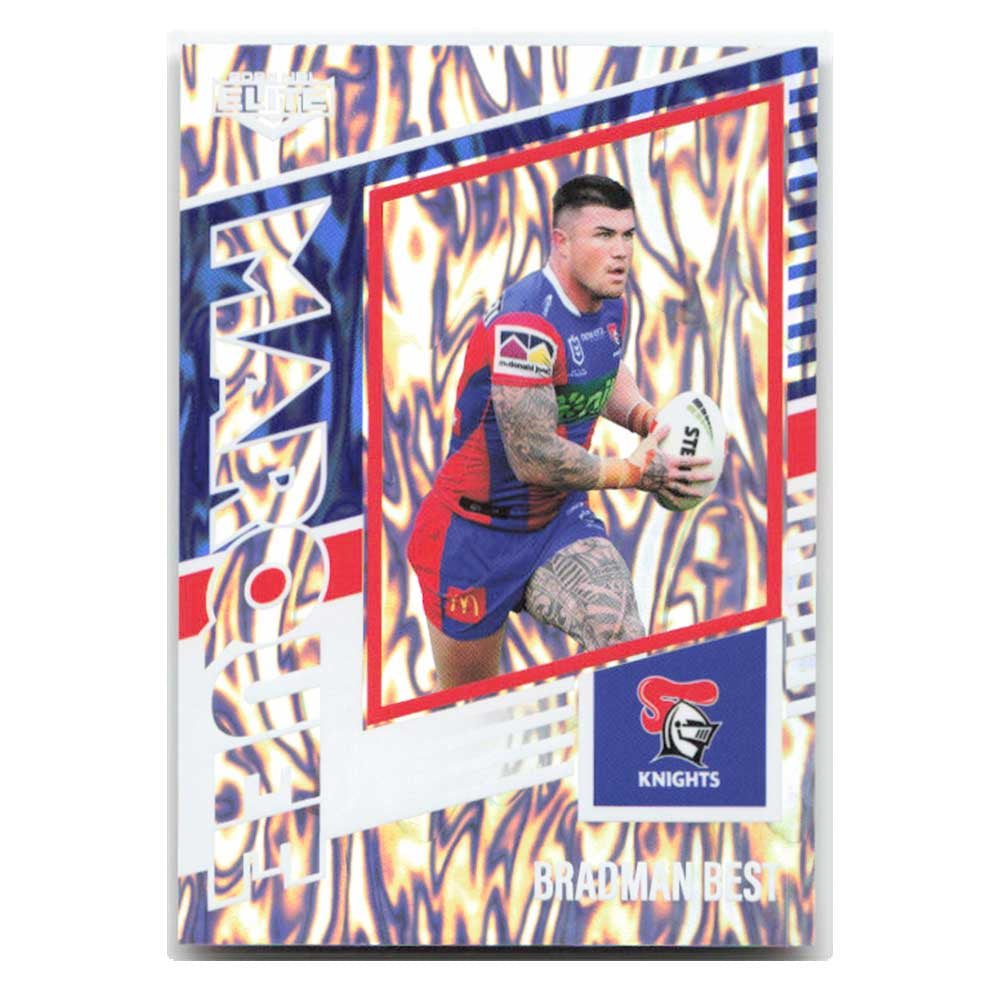 Bradman Best Marquee Knights M21/44 2025 NRL Elite Trading Card