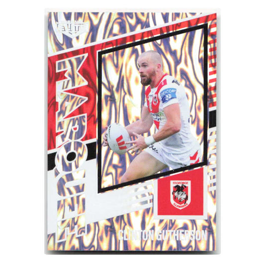 Clinton Gutherson Marquee Dragons M34/44 2025 NRL Elite Trading Card