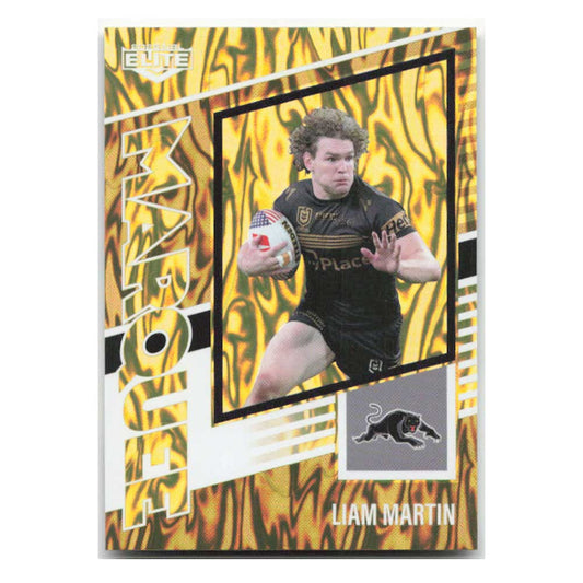 Liam Martin Marquee Gold Panthers MG31/44 #19/93 2025 NRL Elite Trading Card