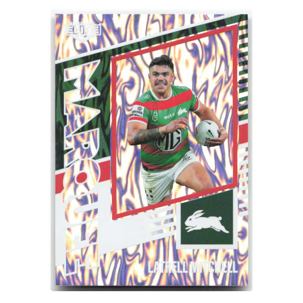 Latrell Mitchell Marquee Rabbitohs M32/44 2025 NRL Elite Trading Card
