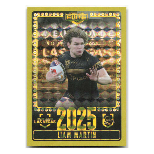 Liam Martin 2025 Las Vegas Panthers V17/30 2025 NRL Elite Trading Card