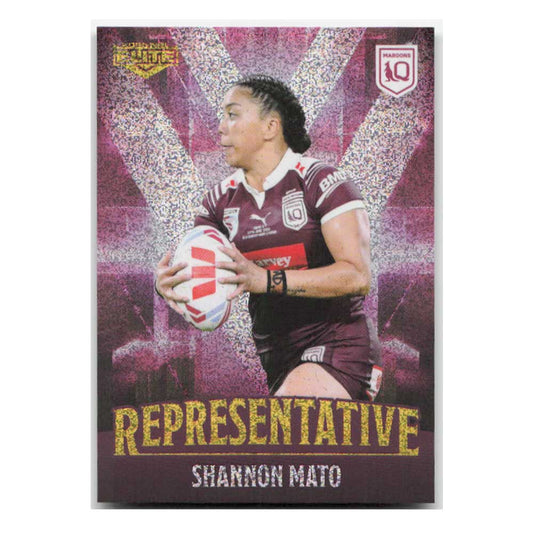 Shannon Mato Representative Maroons REP30/48 2025 NRL Elite Trading Card