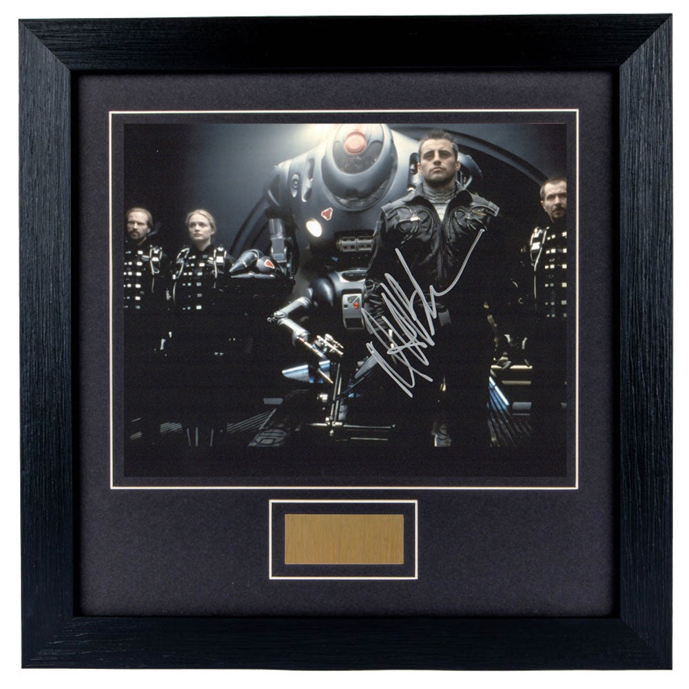 Matthew Leblanc Personally Signed Lost in Space 8 x 10 Photograph Framed