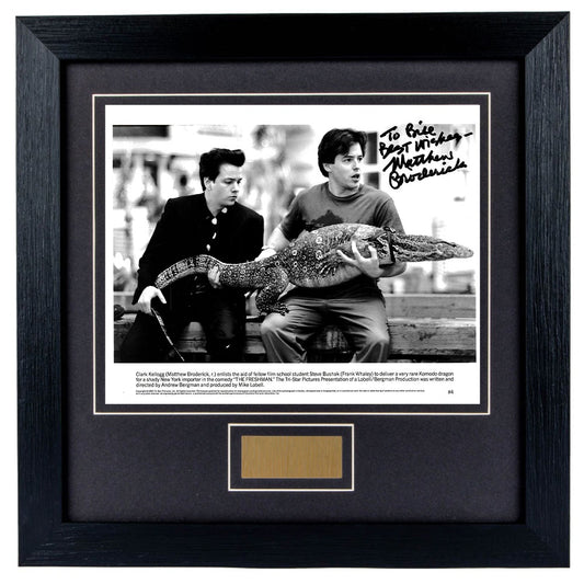 Matthew Broderick Personally Signed The freshman personalised V2 8 x 10 Photograph Framed