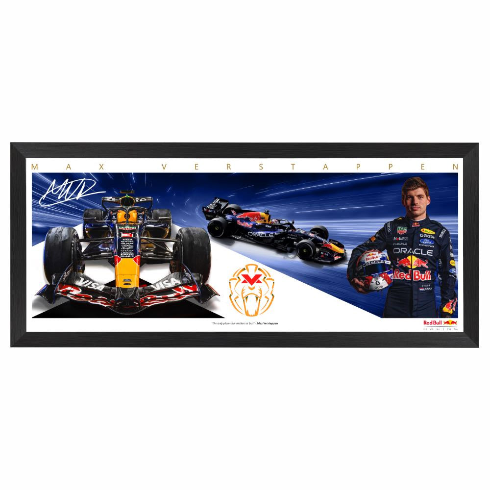 Max Verstappen 2026 Red Bull Racing F1 Mini Wings Framed Print
