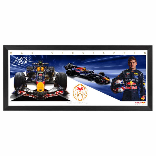 Max Verstappen 2026 Red Bull Racing F1 Mini Wings Framed Print