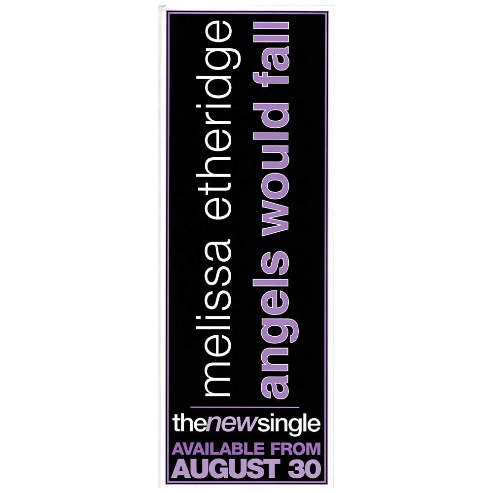 Melissa Etheridge - Angels Would Fall Daybill Poster Unframed