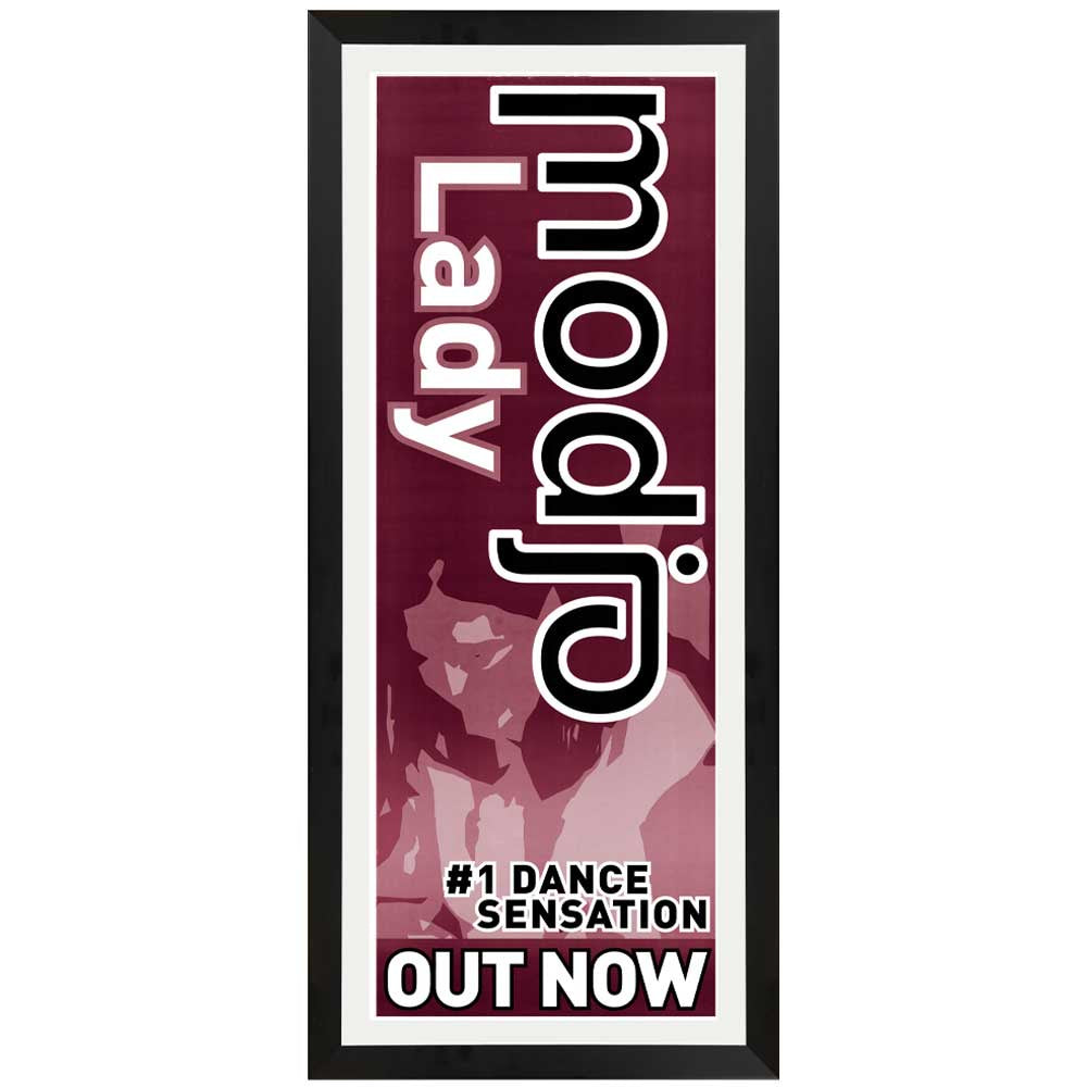 Modjo - Lady (Hear Me Tonight) Daybill Poster Framed – exclusivesignings