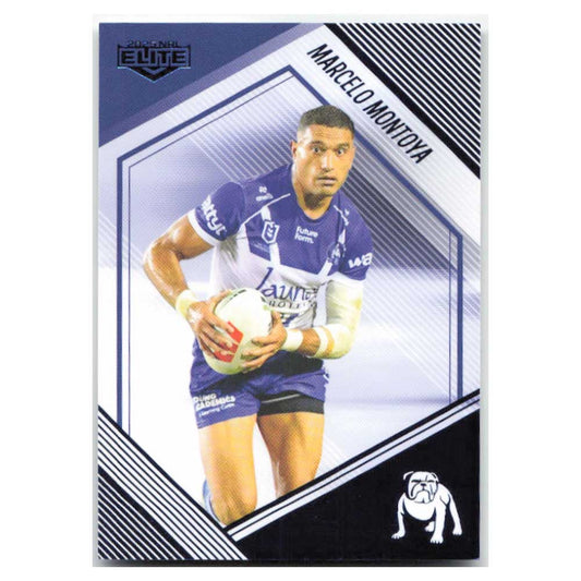 Marcelo Montoya Mojo Sapphire Bulldogs MS 024 #25/27 2025 NRL Elite Trading Card