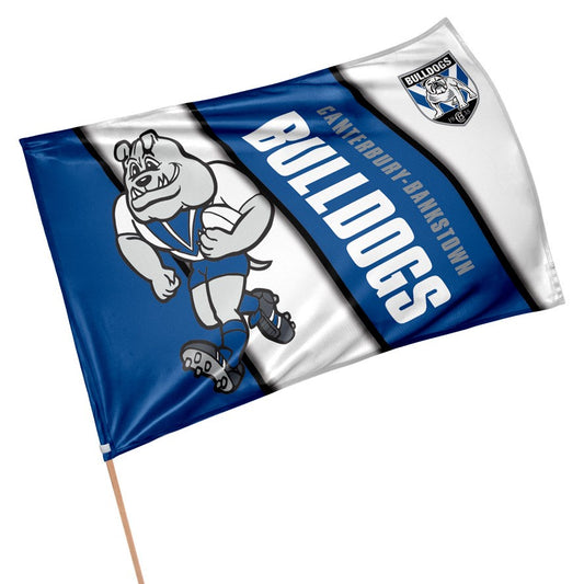 Canterbury Bulldogs NRL Retro Game Day Flag