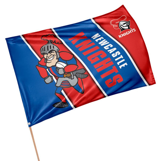 Newcastle Knights NRL Retro Game Day Flag