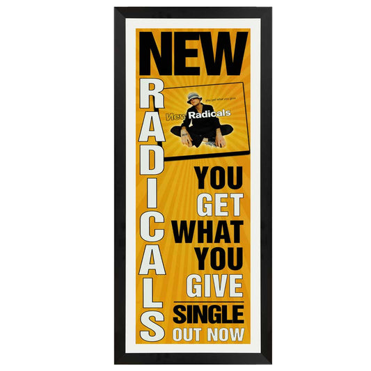 New Radicals - You Get What You Give Vintage Daybill Poster Framed