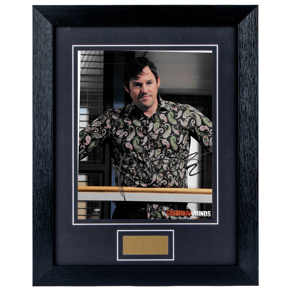 Nicholas Brendon Personally Signed Criminal Minds 8 x 10 Photograph Framed