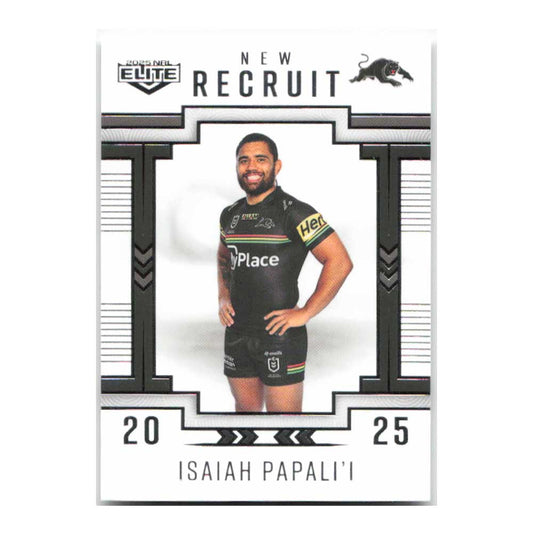 Isaiah Papali'i New Recruit Panthers NR23/38 2025 NRL Elite Trading Card